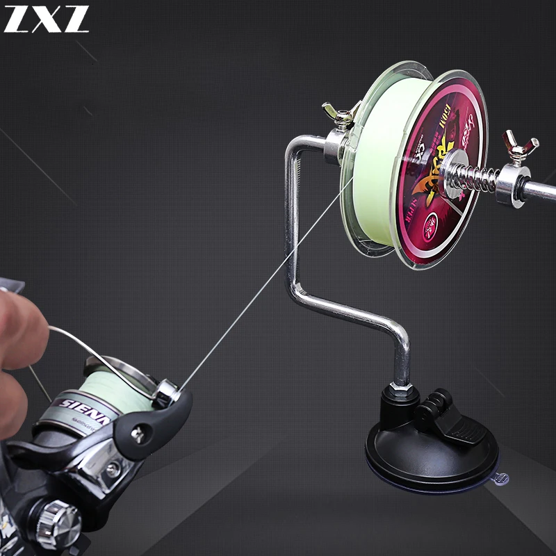 

Portable Aluminum Fishing Line Winder Reel Spool Spooler System Tackle Tools Suction Cup Sea Carp Fishing Lines Coil Accessories