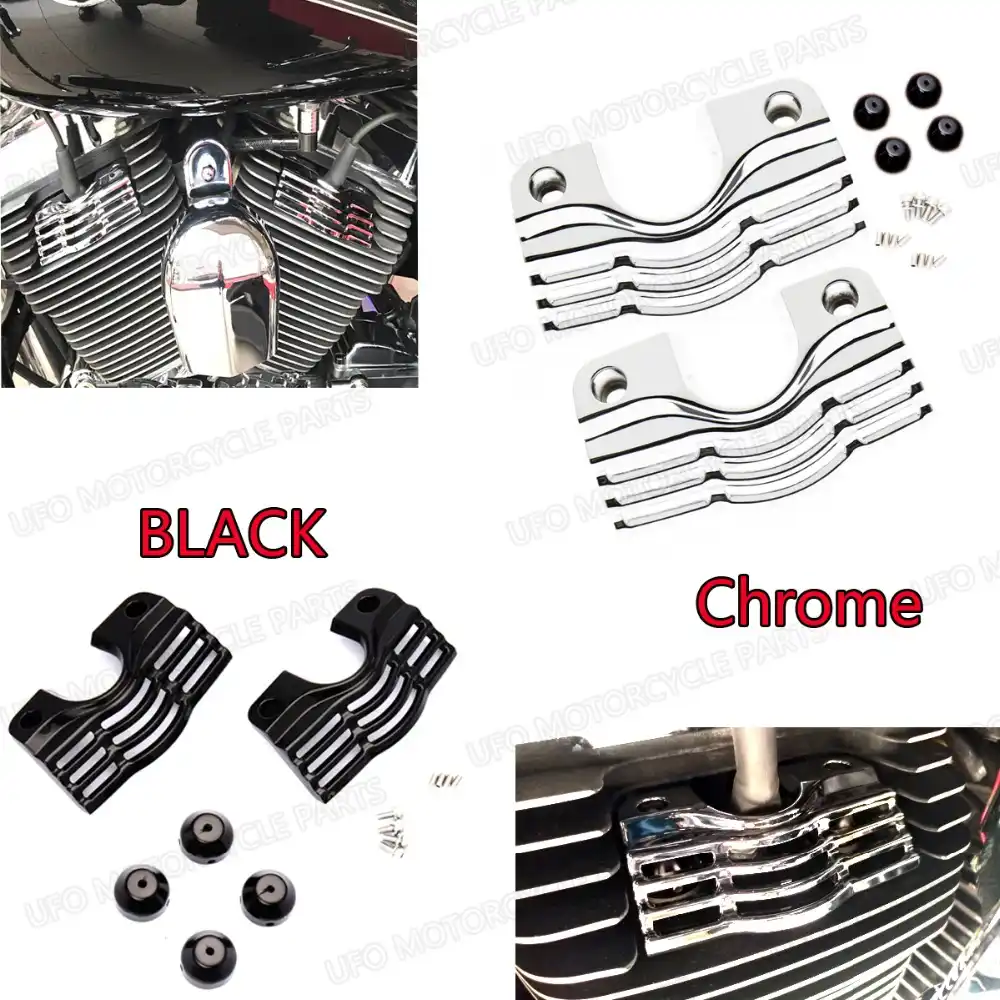 Chrome Spark Plug Covers For Harley Touring M8 Street Glide Road Glide 17 20/Softail 2018 2020
