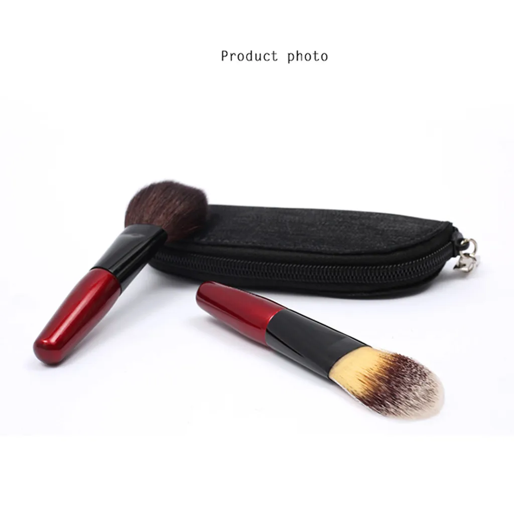 Новая мода мини-кисточка набор красный 5 шт. набор Профессиональная Кисть для макияжа инструмент для Макияжа Косметический Pincel Maquiagem# YL5