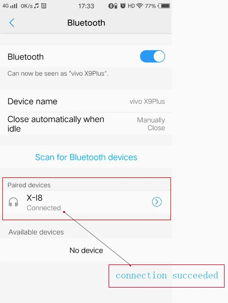 X18 bluetooth earphone 16