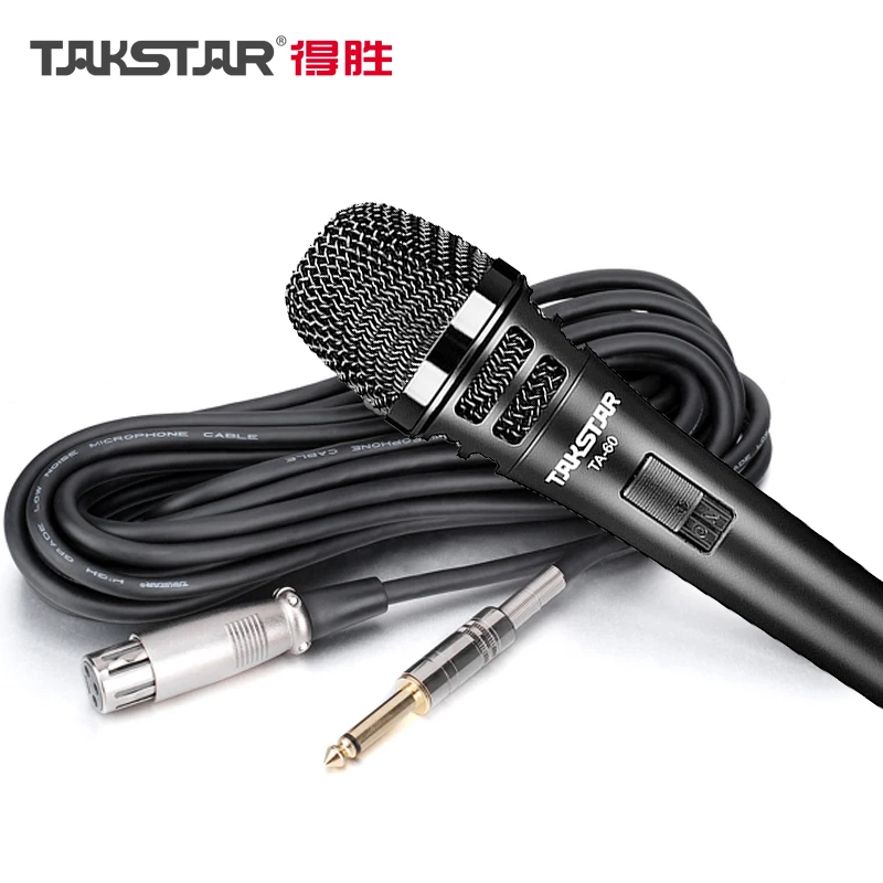 Новый профессиональный динамический микрофон TAKSTAR TA 60 вокальный Пикап для