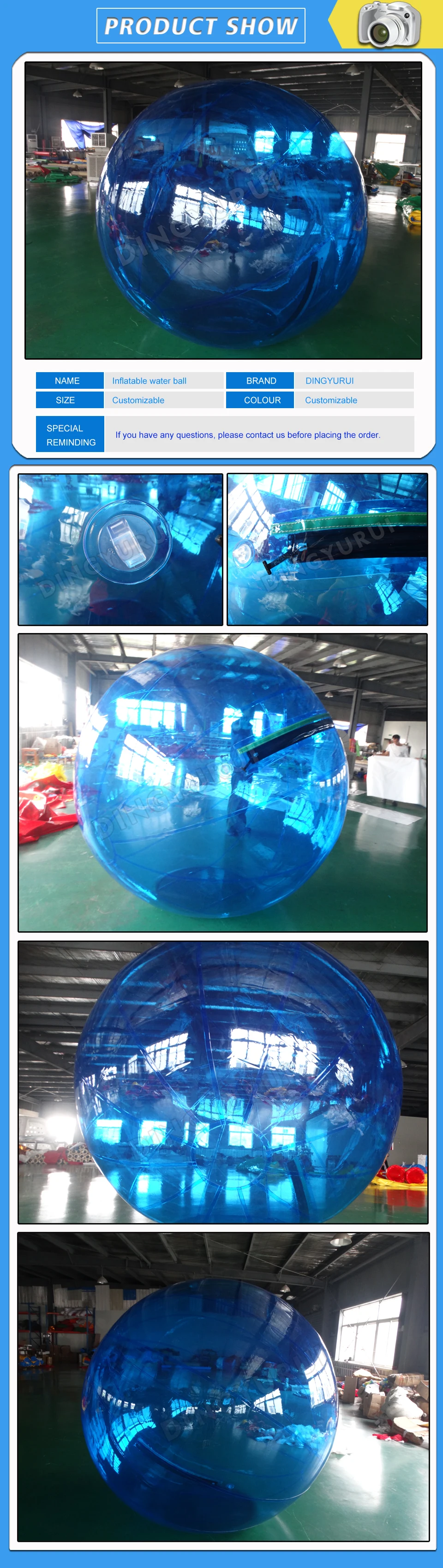 Надувной водный шар из ПВХ для надувного бассейна для взрослых и детей, распродажа