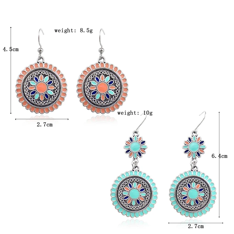 Богемные серьги с цветком солнца многоцветные радужные цветы этнические ветровые серьги женские вечерние пляжные праздничные модные подарки