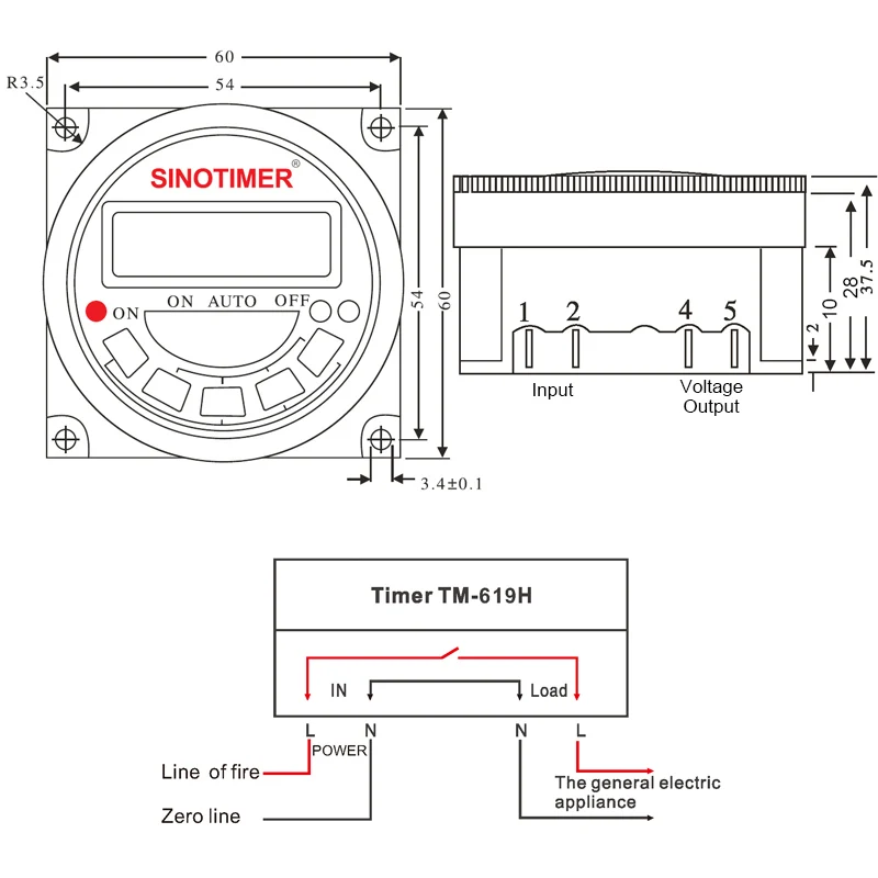 110V 220V 10A 16A 30A Programmable Timers Switch Digital LCD 16 Repeat programs 7 Days Hour minute Control Timer