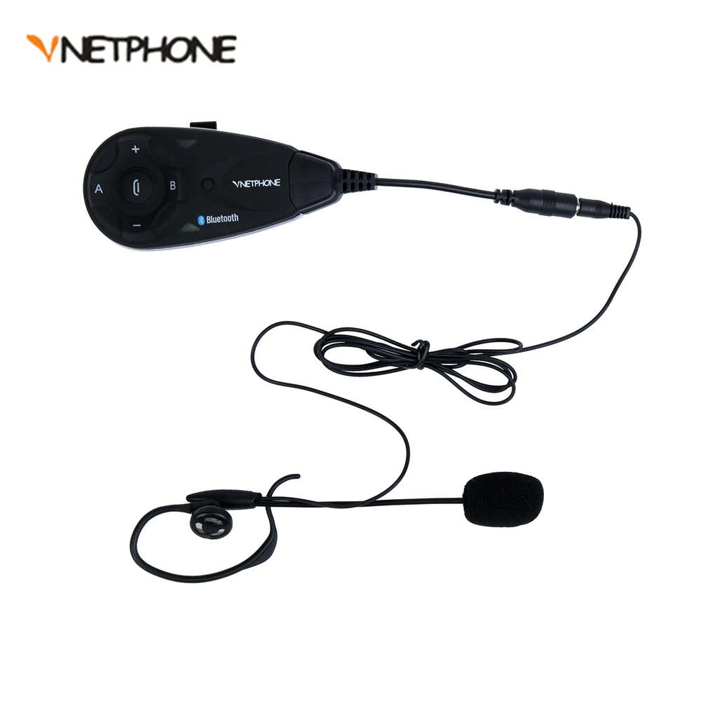 

2017 Real Ham Radio Vnetphone V5 Intercom Football Referee Headset Kit Monaural Earhook Earphone Bluetooth Wireless Connection