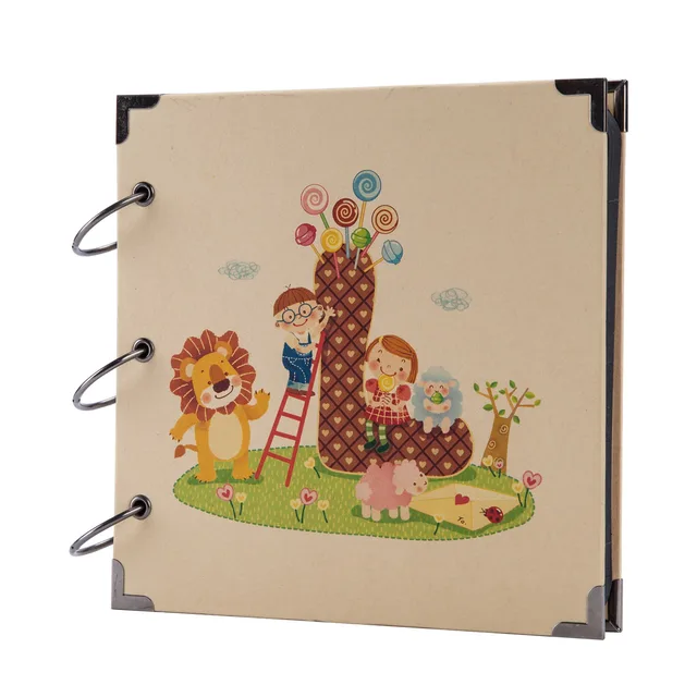 baby scrapbook hand make photo album for kids vintage photo allbum album for wedding