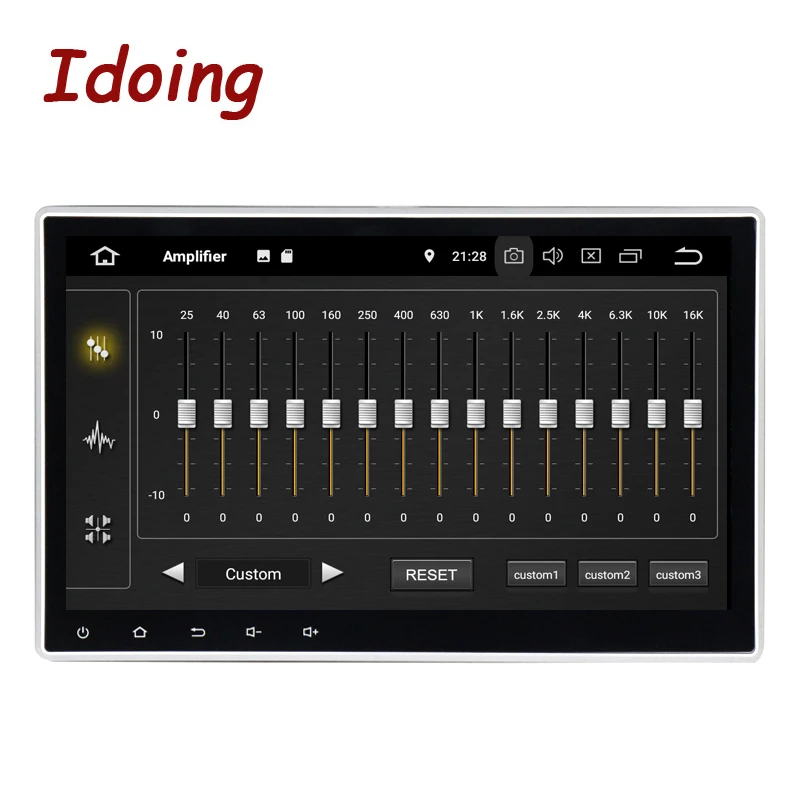 Perfect Idoing 1Din 10.2"PX5 4G+64G Octa Core Universal Car GPS DSP Radio Player Android 9.0 IPS screen Navigation Multimedia Bluetooth 1
