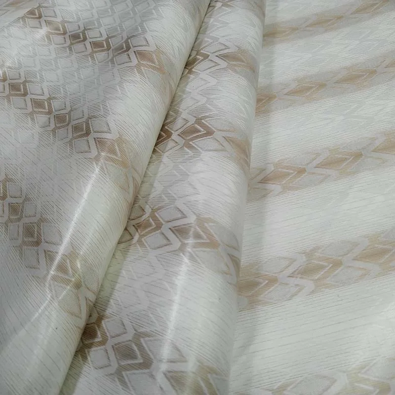 

2019 New Listing 100%Cotton Fabric for Men /Women Nigerian Lace Bazin riche getzner Fabric Tissu Africain High Quality 5yard/lot