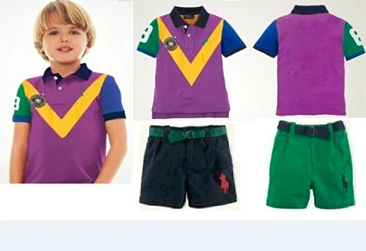 polos deportivos en algodon para niños