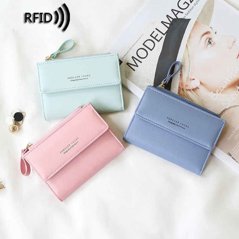 

Fashion Women Rfid Wallet Female Clutch Carteras Travel Slim Card Wallet Femme Luxury Women Thin Wallet Portomonee Rfid Purse
