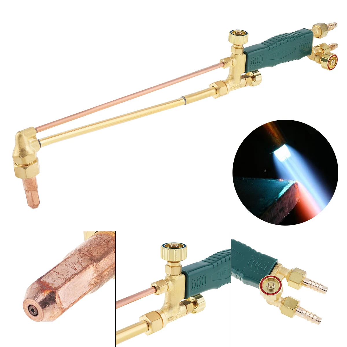 

Copper Shot Suction Torch Gas Welding Gun with Full Purple Copper Cutting Nozzle Support Oxygen Acetylene Propane for Heatings