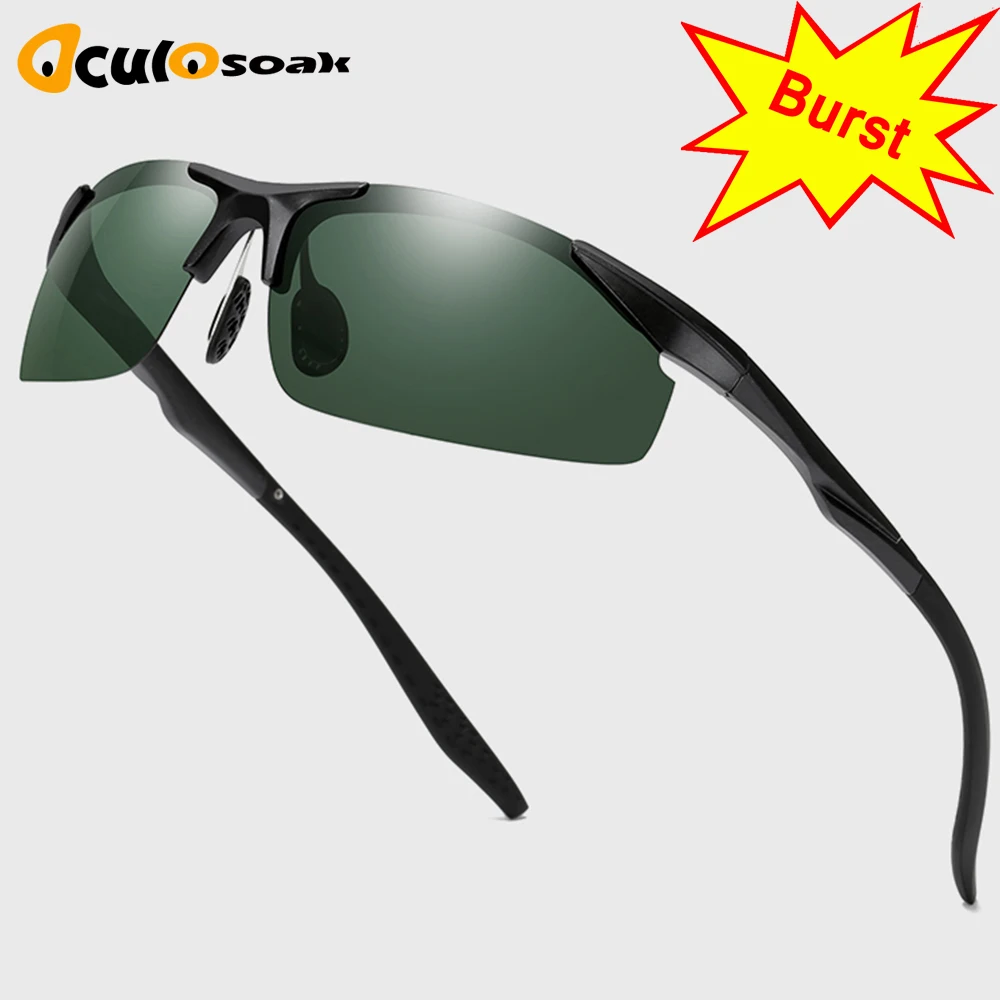 2019 Sports Polarized Rimless sunglasses TR90 Ultralight Mirror sun glasses for men and women Driving Night Vision Sunglasses UV 2019 Sports Polarized Rimless sunglasses TR90 Ultralight Mirror sun glasses for men and women Driving Night Vision Sunglasses UV