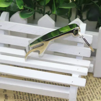 

200pcs Tiger Tooth Bottle Opener Keychain Zinc Alloy Beer Soft drinks Beverage Bottle Openers Promotion Gifts wa3728