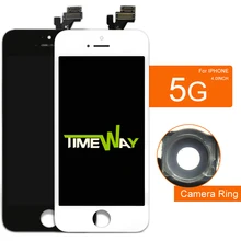 Highscreen Brand New AAA Quality LCD For iPhone 5 Screen With Digitizer Assembly +Camera Holder