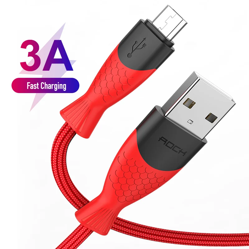 

Micro USB Cable 3A Fast Data Sync Charging Cable For Samsung Huawei Xiaomi LG Microusb Charger Cord 0.5M 1.2M 2M