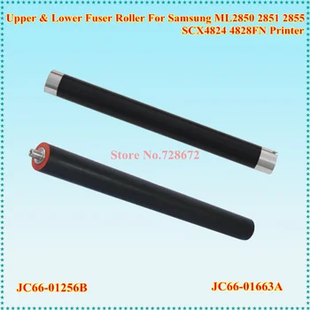 

JC66-01256B Upper Fuser Roller JC66-01663A Pressure Roller for Samsung ML2850 2851 2855 SCX4824 4828FN Printer Heating Roller