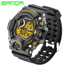 Nuevo reloj deportivo de marca a la moda para hombre reloj militar impermeable 30bar buceo natación al aire libre reloj de ocio relogo masculino 2017
