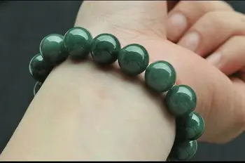 

Certified 100% Natural A Emerald Jade ~Bracelet Bead diameter: 12mm