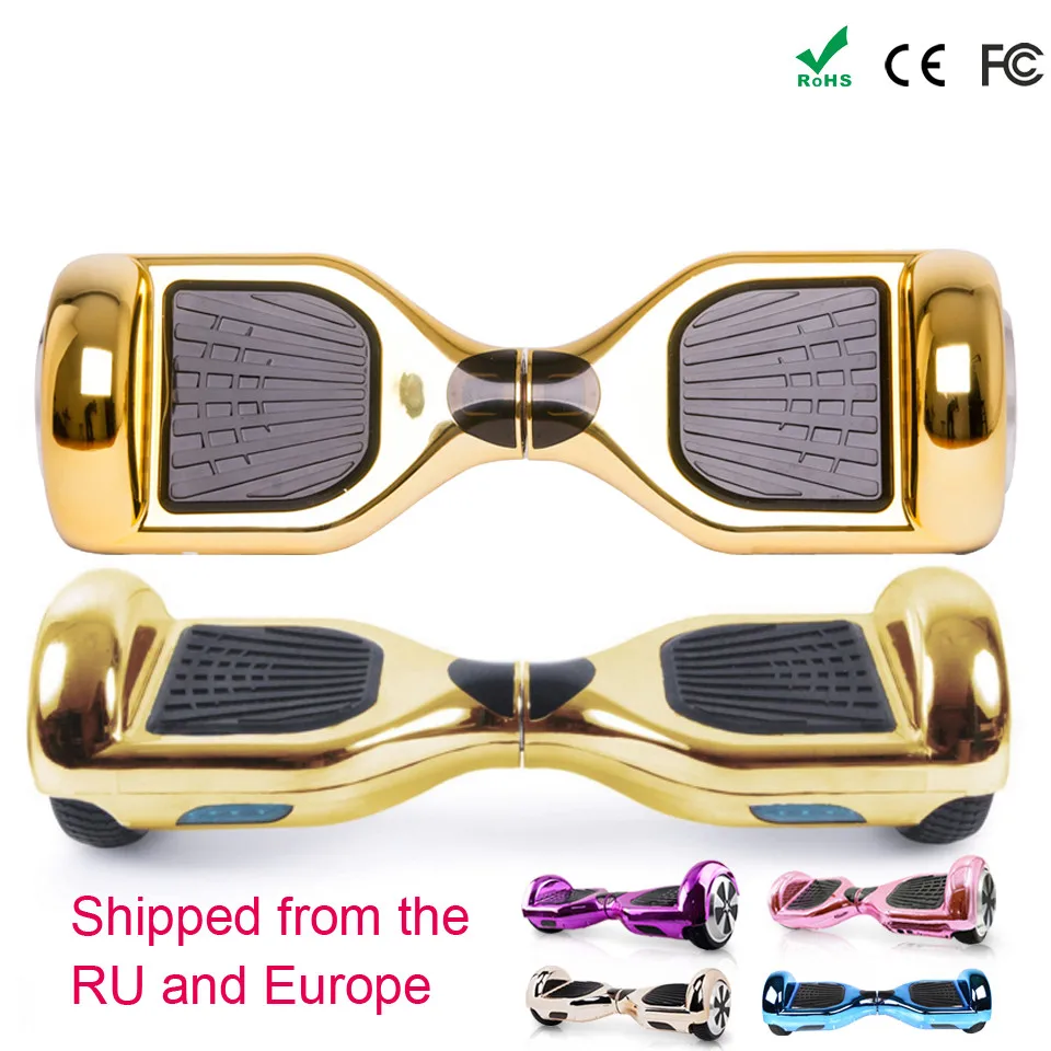 

Electro scooter two wheel smart hoverboard bluetooth Chrome oxboard skateboard free shipping 2-6 days of delivery plated Colors