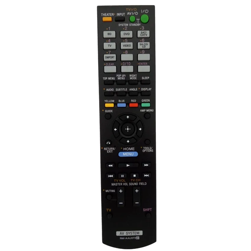 New Replacement For Sony AV system Remote control RM-AAU072 Replace The RM-AAU074 For HT-AS5 HT-CT150 HT-CT350 Fernbedienung New Replacement For Sony AV system Remote control RM-AAU072 Replace The RM-AAU074 For HT-AS5 HT-CT150 HT-CT350 Fernbedienung
