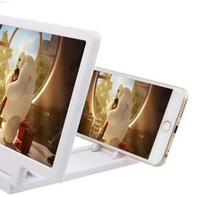 100 шт./лот Универсальный мобильный телефон Экран Лупа кронштейн 3 раза увеличить подставка для iPhone X 8 7 6 8 плюс 7 Plus