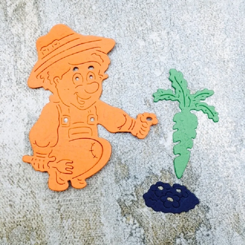  Pull out radish Cutting Dies Scrapbooking Embossing Stencil Card Die Squirrel Design For DIY Invita - 32977238861