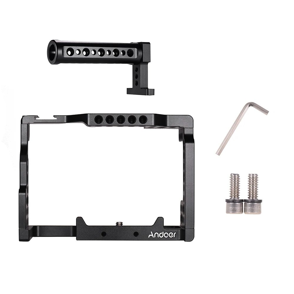 Камера andoer Cage+ Топ Ручка Комплект видео стабилизатор с холодным башмаком крепление для sony A7III/SII/M3/A7RII/A7RIII камера