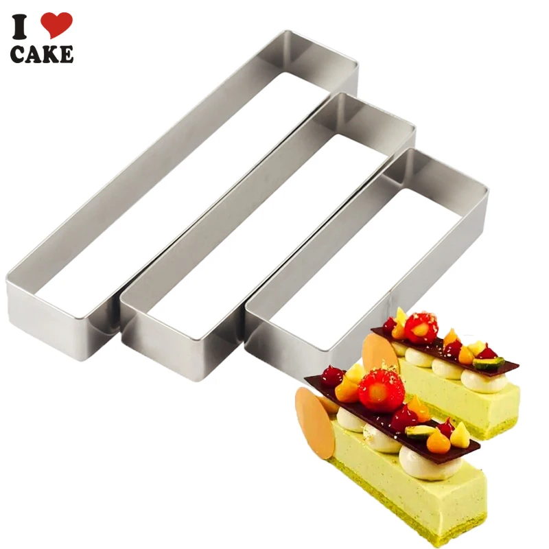 1 PCS 6 in/8 in /10 in stainless steel Cake ring mould square shape