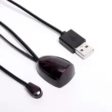 Adaptador usb prático infravermelho controle remoto, extensor repetidor e transmissor se aplica a todos os dispositivos de controle remoto