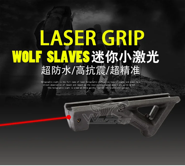 

Wolfslaves M4 AFG laser Toy Gun Accessories Fittings with laser sight dot