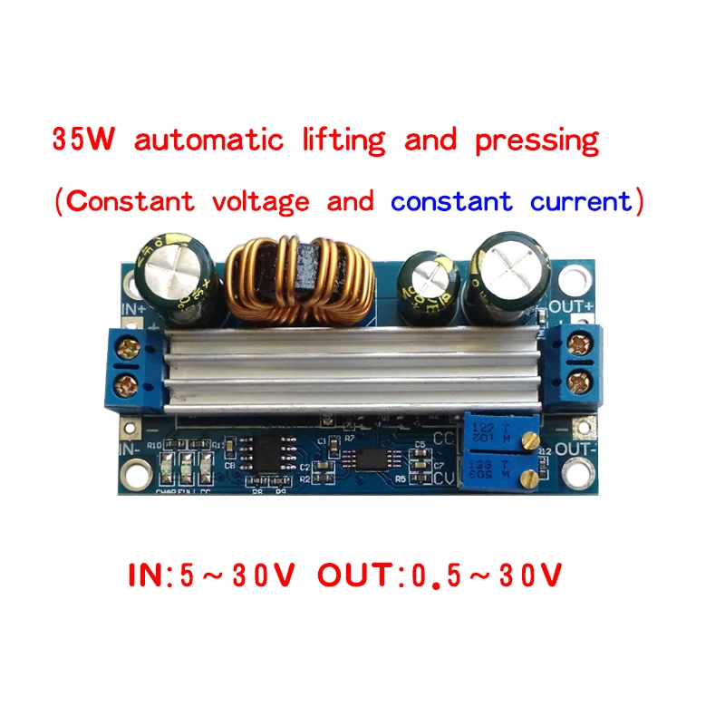 

Constant Current/Voltage DC-DC 5.5-30V To 0.5-30V Adjustable Automatic Step-Up Down Power Supply Module #254557
