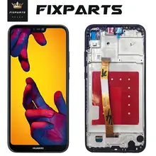 Oryginalny wyświetlacz LCD do Huawei P20 Lite Nova 3E ekran dotykowy Digitizer ANE LX1 z ramką do Huawei P10 Lite WAS-LX2J