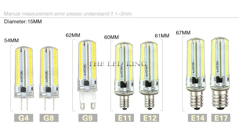 Новинка 1 шт 540 люмен 3 Вт 6 Вт G4 LED 12 В AC DC 24/48 X3014 SMD лампа