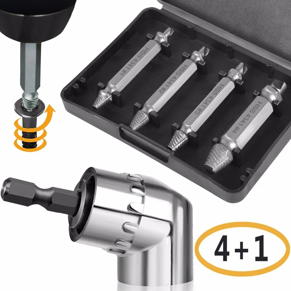 

Easily Remove Stripped or Damaged Screws/Kit of 4 Stripped Screw Removers - for Removing Stripped Screws