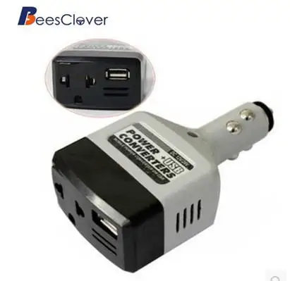 

Car Power Converter Inverter 12V/24V for 220V Adapter Charger Car Cigarette Lighter Socket Power+USB Converter r20