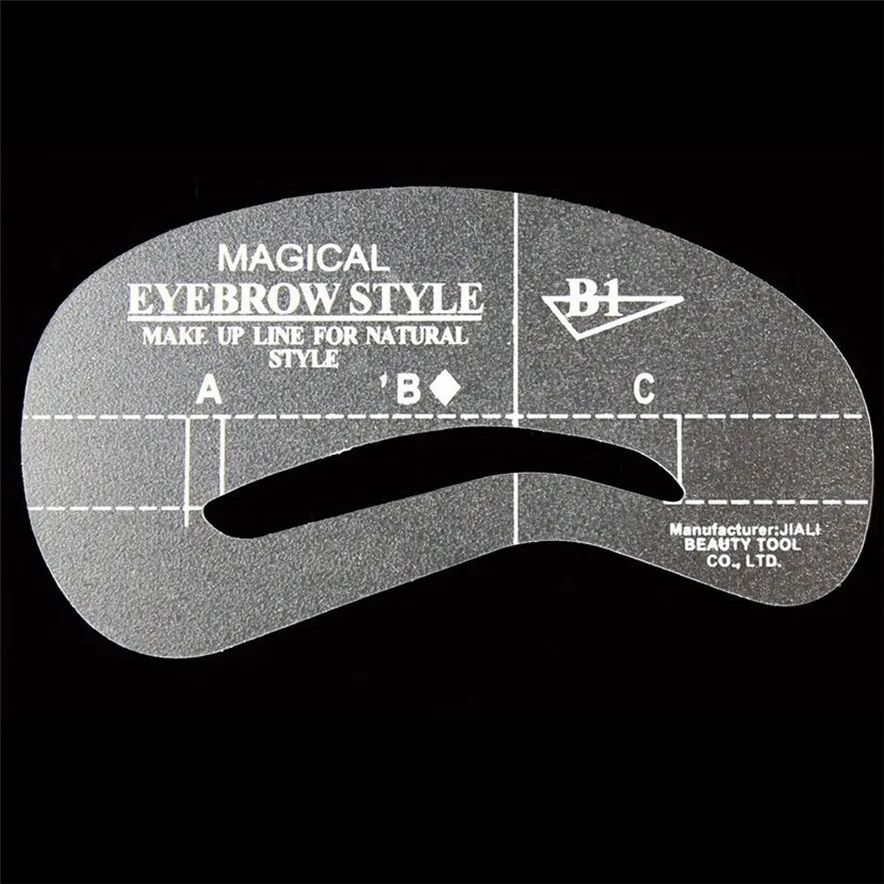 

OutTop very popular 24 Styles Eyebrow Shaping Stencils Grooming Kit Makeup Shaper Set Template Tool best seller#30
