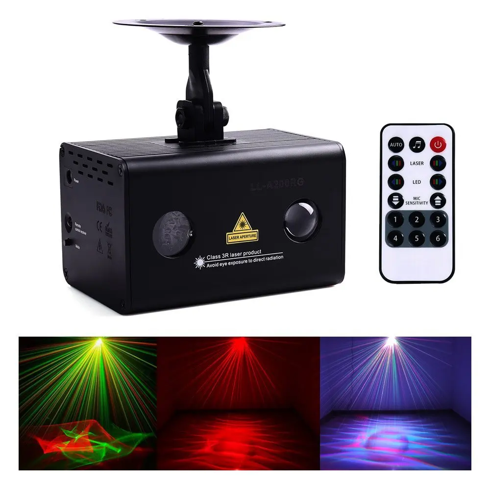Music Laser Light Aurora Effect Stage Star Projector Combining Full LED