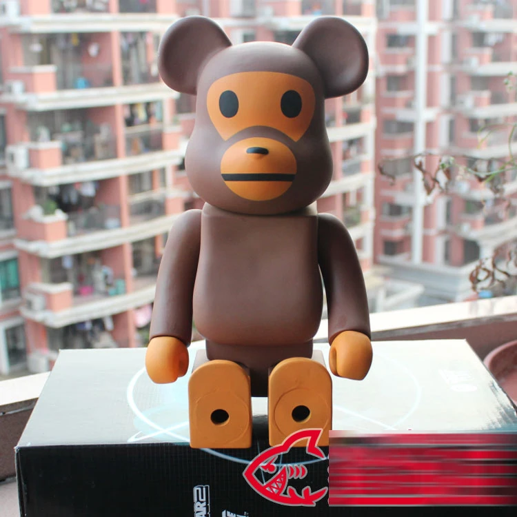 400% bearbrick Bear@brick BABY MILO BAPE Art Figure as a gift for boyfriends ,girlfriends and students