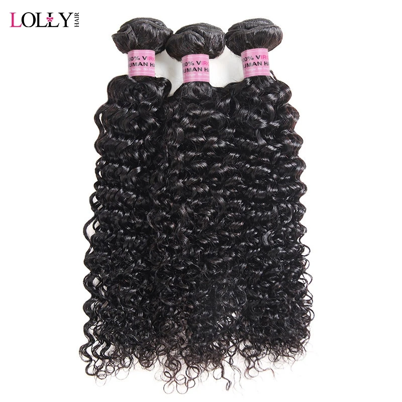 

Mongolian Kinky Curly Hair Bundles Non Remy Human Hair Extensions Nature Color Can Buy 1/3/4 Bundles Lolly Hair Weave Bundles