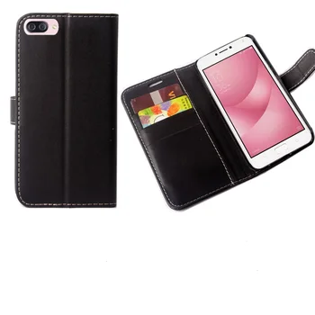 

New Wallet PU Leather Flip Stand Protective With Card Pockets Slim Cover For Asus Zenfone 4 Max ZC554KL 5.5 inch Smartphone