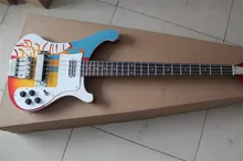Red & Red Burst & Black & Blue & Natural & White & Colorful Rickenback custom 4003 4 string bass guitar ricken bass