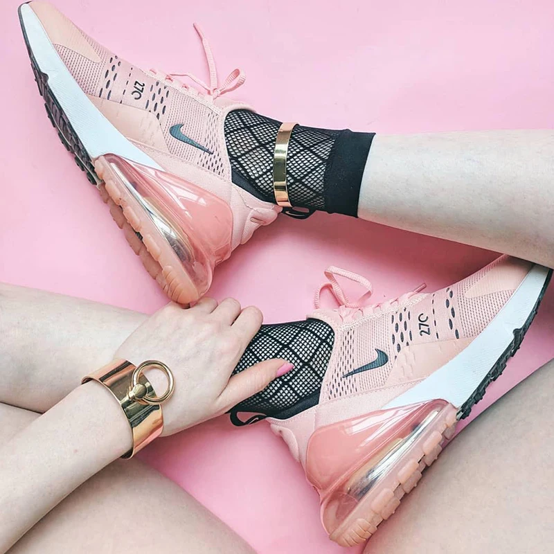 NIKE Air Max 270 Women's Breathable Running Shoes Sport Outdoor Sneakers Top Quality Athletic Designer Footwear 2018 New Jogging