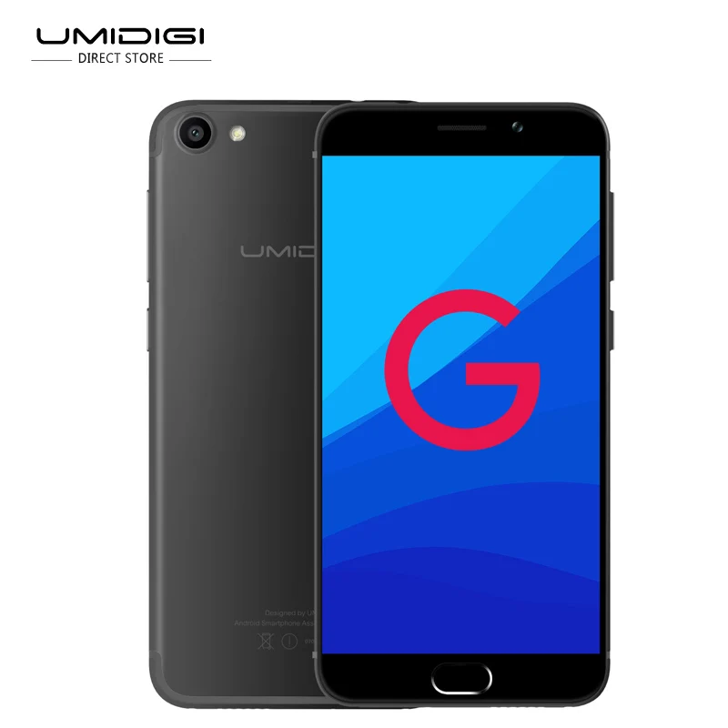 Umidigi G оригинальные 4G сотовые телефоны Android 7 0 мобильные 2G ram 16G rom четырехъядерный 8