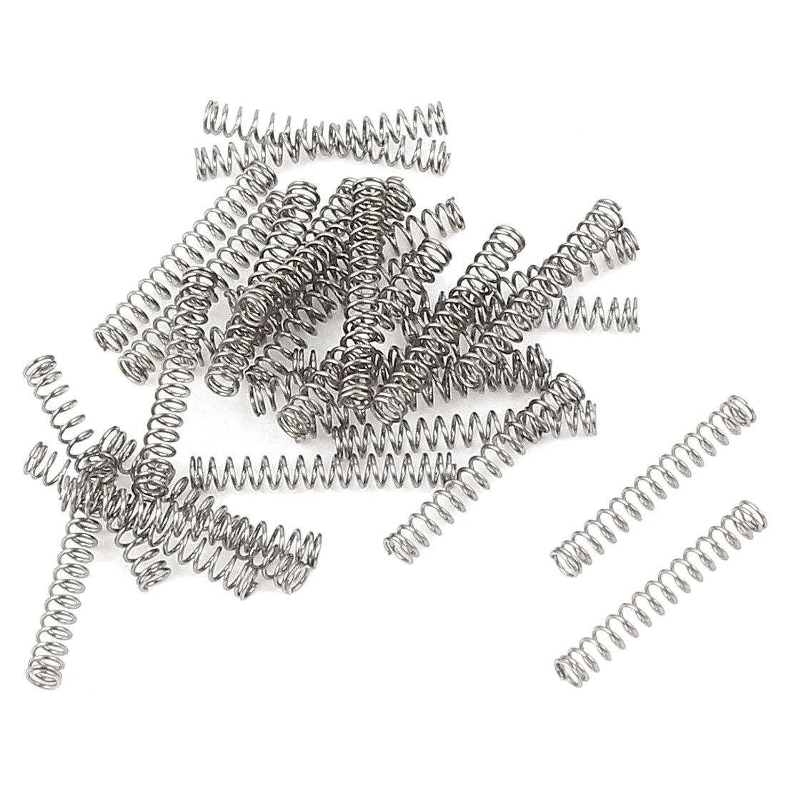 

0.08inch OD x 0.012inch Wire Dia x 0.65inch Long Compression Spring 20Pcs