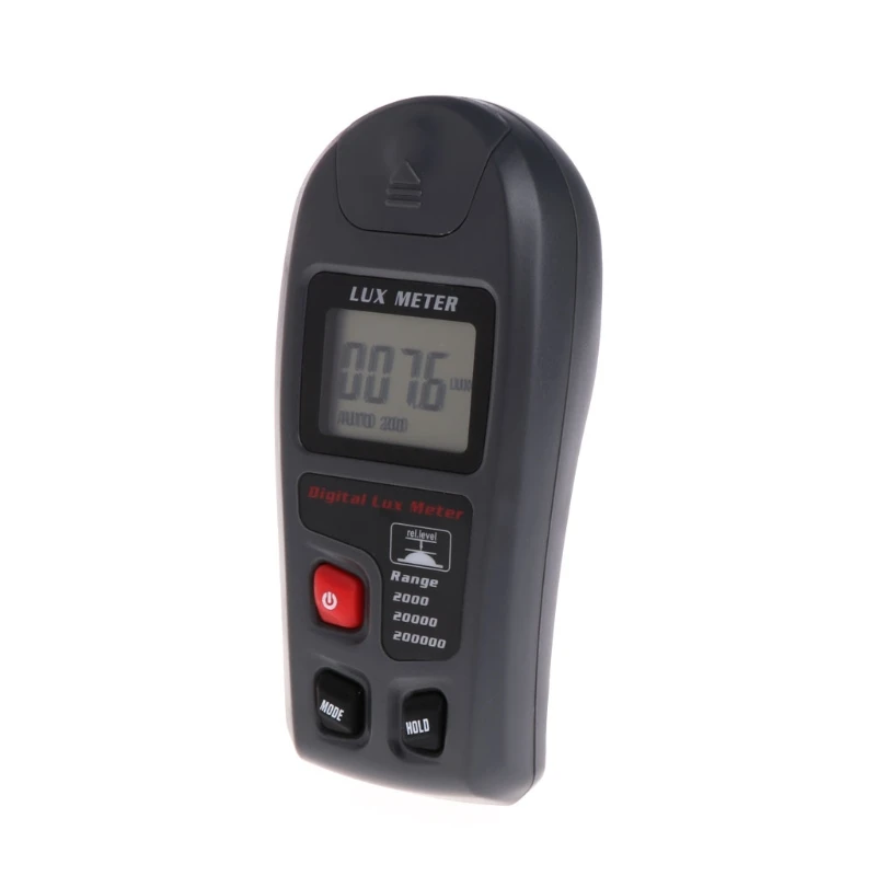 

High quality Digital Luxmeter 0.1~200000Lux Light Meter Sensor Large LCD Display Photometer
