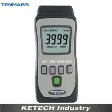 Карманный Солнечный измеритель радиации Мощность дальномер 4000 W/m2 634Btu TENMARS TM750