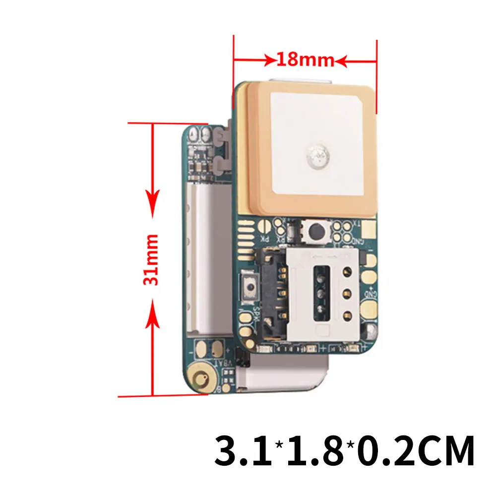 Новый ZP302 ZP302GPS имплантируемый удобный микрочип GSM GPS LBS Позиционирование трекер