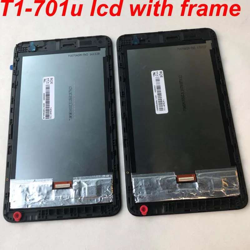 

Frame+ Full Touch Screen Digitizer LCD Display Monitor Panel Assembly for Huawei Honor Play MediaPad T1 7.0 T1-701u / T1-701ua