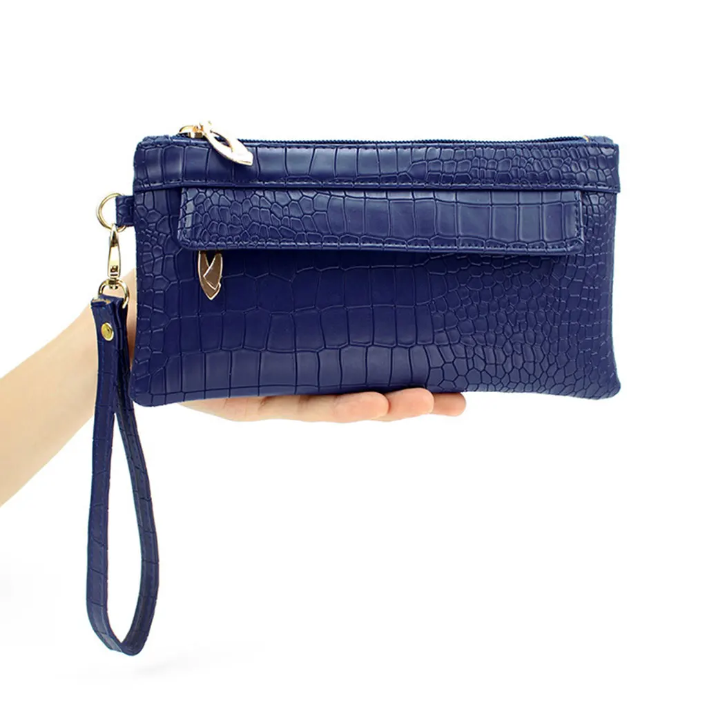 

2019 New Girl Women Lady PU Leather Wristlet Clutch Wallet Long Card Holder Purse Handbag Bag