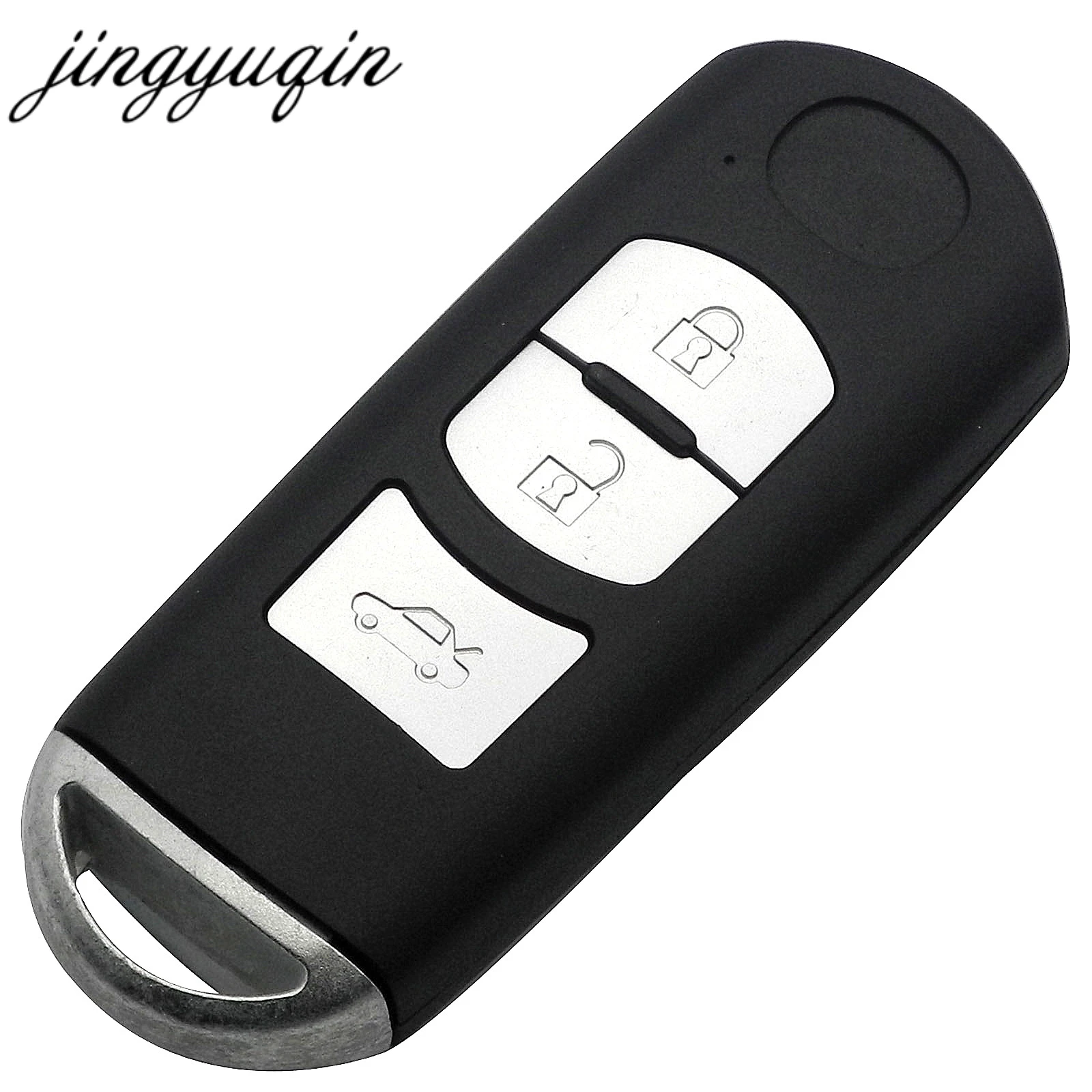 Jingyuqin 3 кнопки Smart Key Shell для MAZDA M2 M3 M5 M6 CX-3 CX-5 Demio Axela Premacy Atenza автомобильный пульт дистанционного управления чехол без ключа Fob